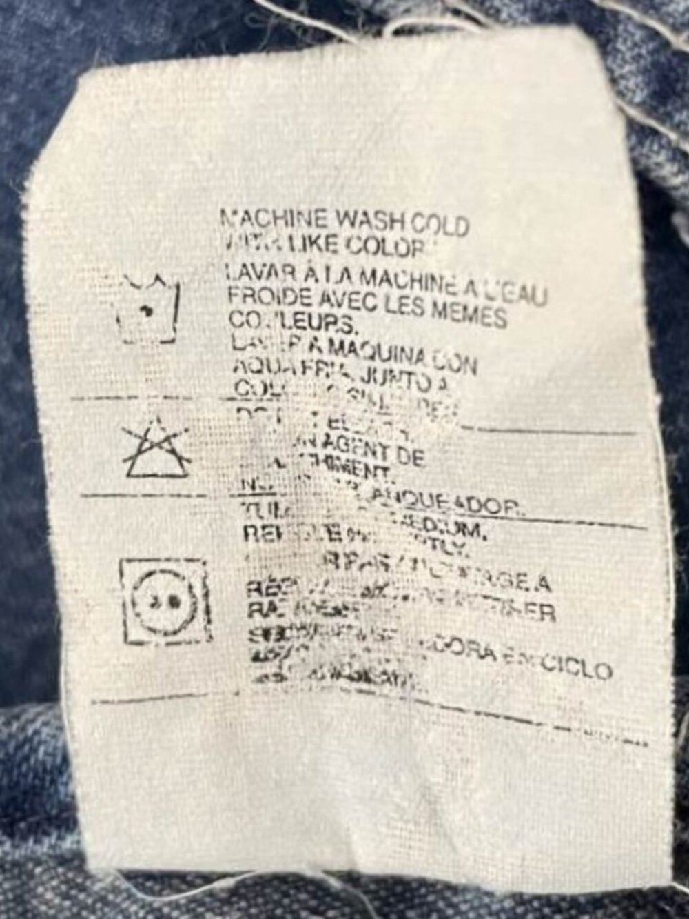 Carhartt Blue Denim Bib Overalls Men's 38x30 Workwear Streetwear - Picture 11 of 12